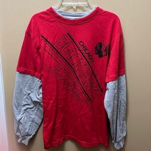 Long sleeve Chicago Blackhawks shirt size small